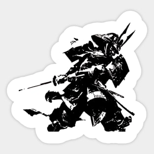 Ghost of Tsushima, Samurai (black) Sticker